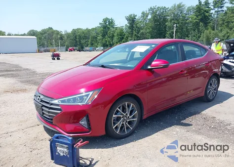 2019 Hyundai Elantra Limited from USA, damaged, VIN KMHD84LF5KU792980